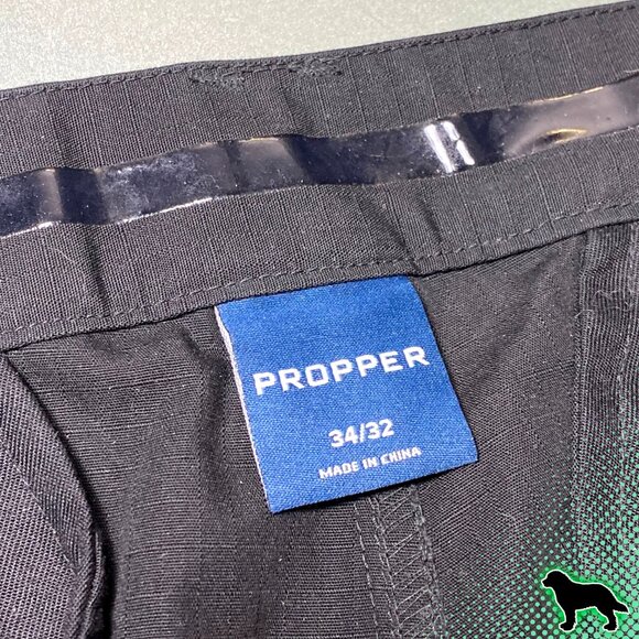 Men’s Propper Size 34/32 RevTac Poly/Cotton Ripstop Tactical Cargo Pant Black - Picture 4 of 5